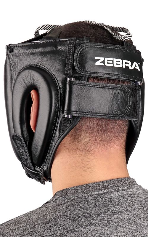 Kopfschutz, ZEBRA Face Bar, Leder