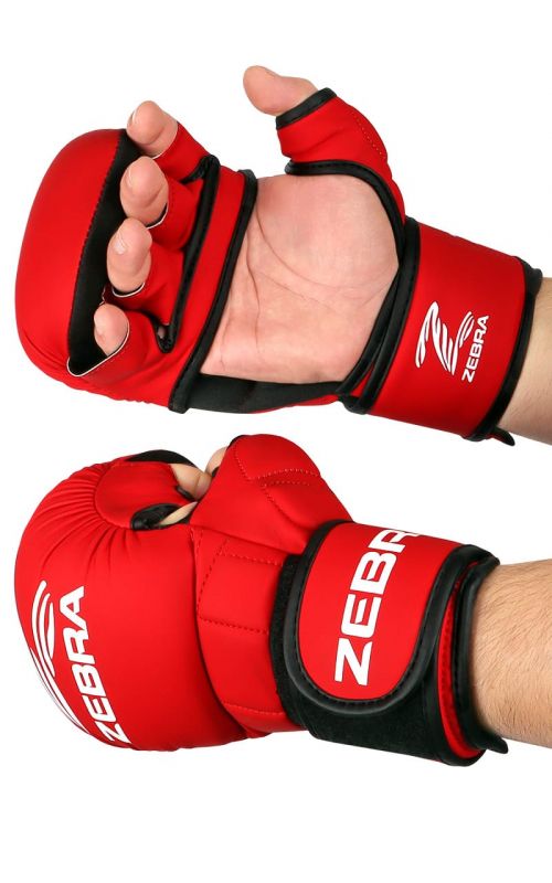MMA Handschuhe, ZEBRA Sparring, PU