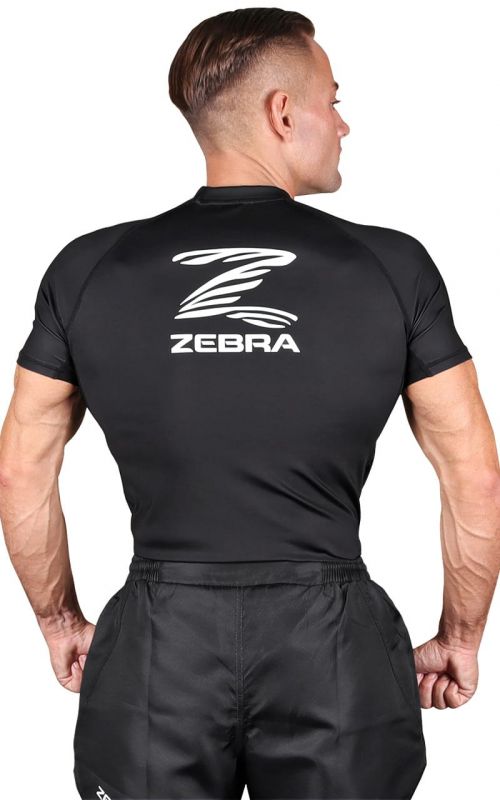 Rash Guard, ZEBRA Performance, short sleeve